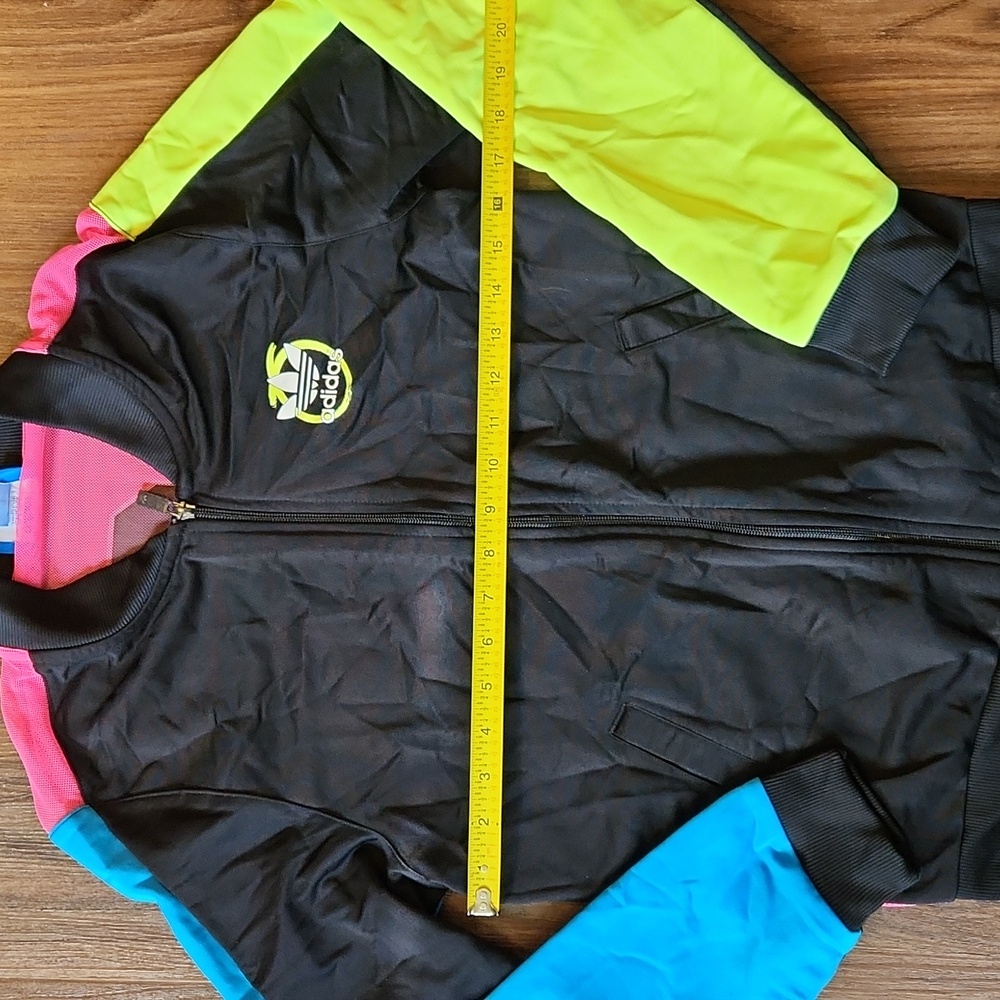 Adidas Original X Rita Ora Neon Multicolor Track Jacket (W Size S) - Picture 6 of 10
